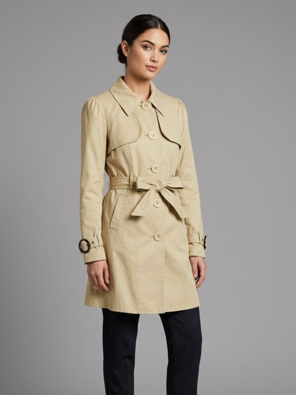 Simons Twik Classic Beige Trench Coat